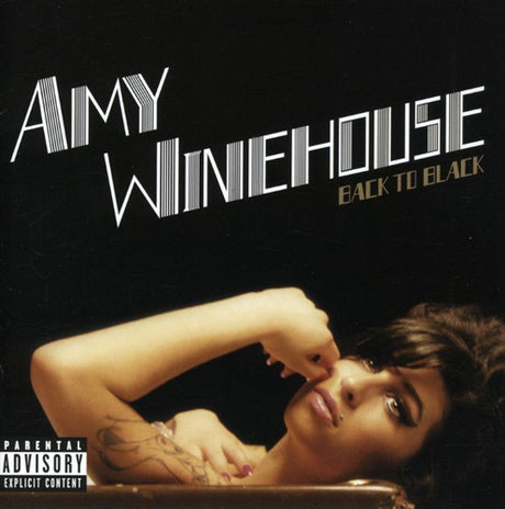 Amy Winehouse - Back To Black CD album cover. 