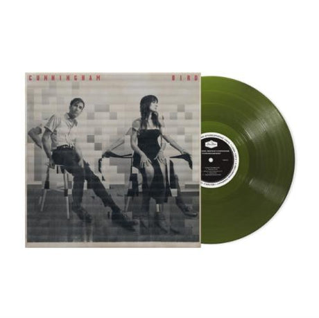 Andrew Bird & Madison Cunningham - Cunningham Bird album cover and green vinyl. 