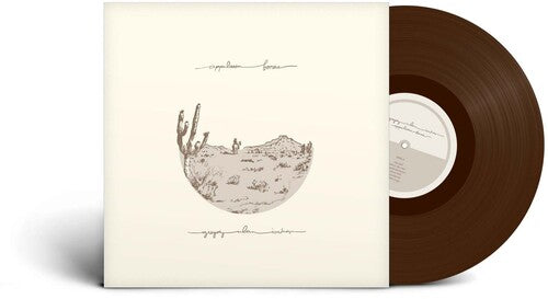 Gregory Alan Isakov - Appaloosa Bones album cover and brown vinyl. 