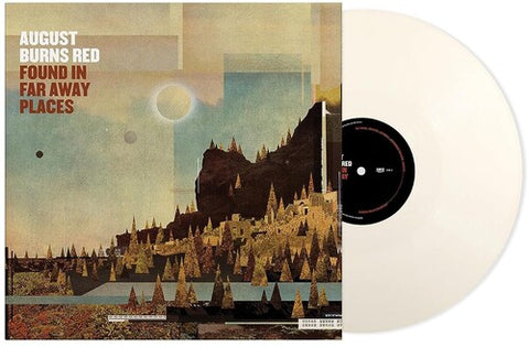 August Burns Red - Found In Far Away Places album cover and bone colored vinyl. 