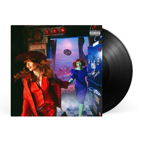 August Ponthier - Everywhere Isn't Texas album cover and black vinyl