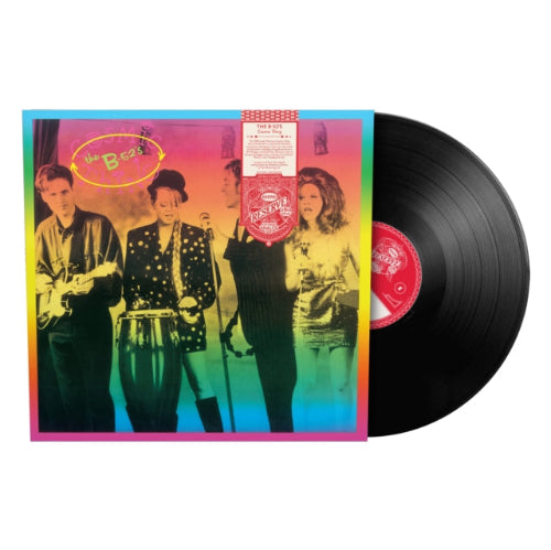 B-52's - Cosmic Thing album cover and black vinyl