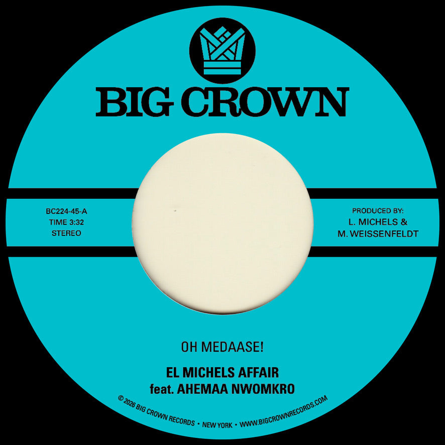 Wax Poetics Editions: The Big Crown Story 7" vinyl record label