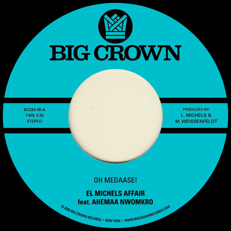 Wax Poetics Editions: The Big Crown Story 7" vinyl record label