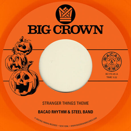 Bacao Rhythm & Steel Band - Stranger Things Theme / Halloween Theme 7" Vinyl. 