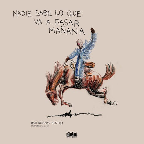 Bad Bunny - Nadie Sabe Lo Que Va A Pasar Manana album cover. 