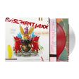 Basement Jaxx - Kish Kash album cover and 2LP red & white vinyl. 