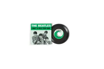 The Beatles I want To Hold Your Hand  album cover art and 3" vinyl record