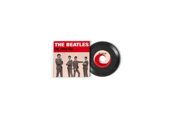 The Beatles She Loves You album art and 3" vinyl record