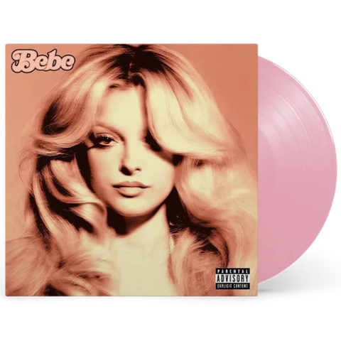 Bebe Rexha - Bebe album cover and pink vinyl. 