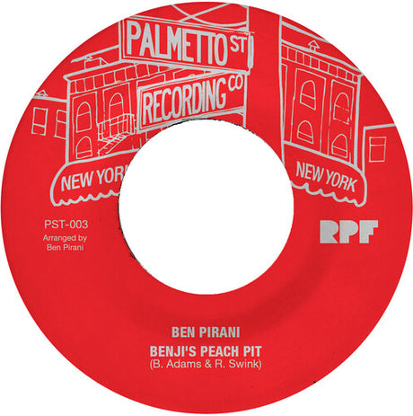 Ben Pirani & Evolfo - Benji's Peach Pit 7" single. 