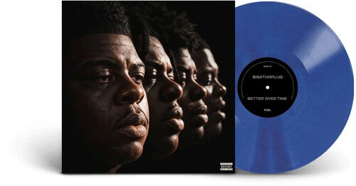 BigXthaPlug - Better Over Time album cover and blue vinyl. 
