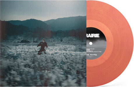 Bike Routes - Prairie album cover and apricot vinyl