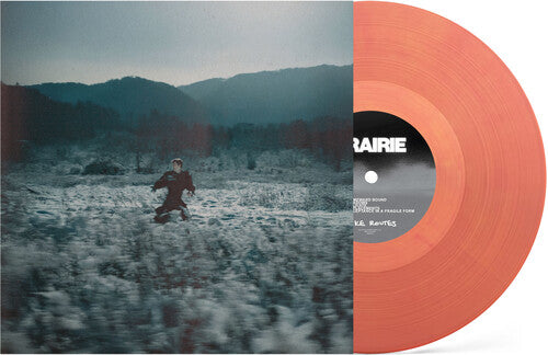 Bike Routes - Prairie album cover and apricot vinyl