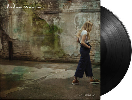 Billie Marten - As Long As album cover shown with a black 10" vinyl record