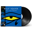 Billy Squier "Tell the Truth" album cover shown with 2 black vinyl records