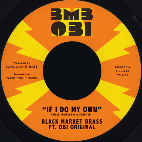 Black Market Brass - If I Do My Own / I No Be (Colonizer) 7" single label
