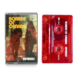 Boards of Canada - Inferno cassette cover with transparent red cassette shown