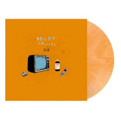 Boldy James - 1LB album cover and peach & cream vinyl. 
