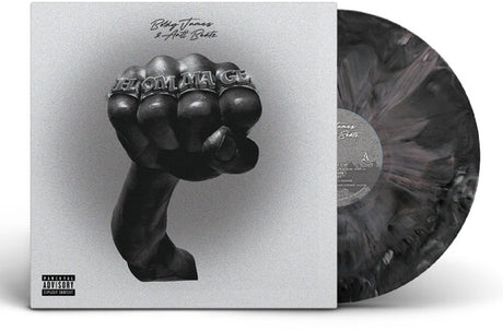Boldy James - Hommage album cover and grey marble vinyl. 