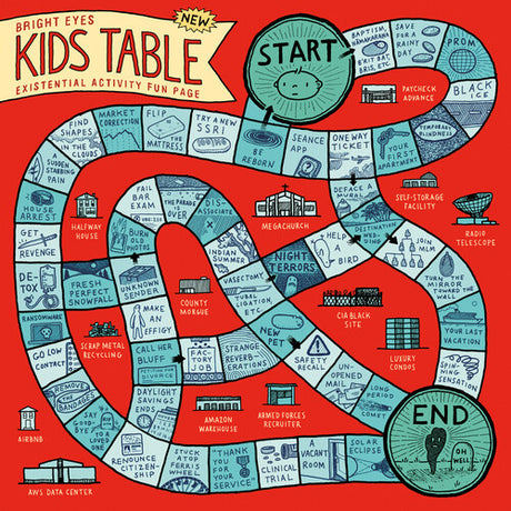 Bright Eyes - Kids Table album cover. 