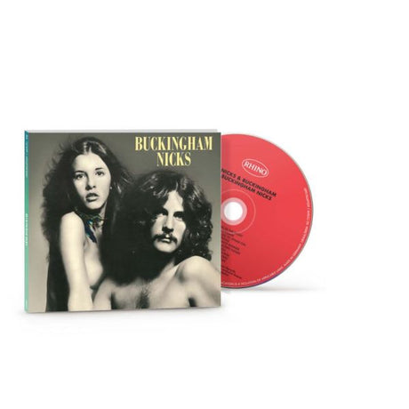 Album cover and CD of Buckingham Nicks on a white background