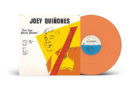 Joey Quiñones - Inna Soul Steady Situation album cover and orange vinyl