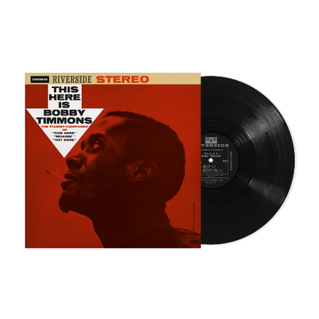 Bobby Timmons - This Here Is Bobby Timmons album cover and vinyl. 