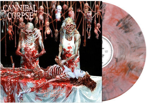  Cannibal Corpse - Butchered at Birth album cover and black / red smoke vinyl