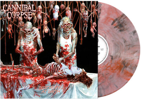  Cannibal Corpse - Butchered at Birth album cover and black / red smoke vinyl