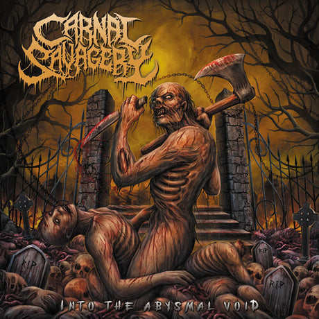 Carnal Savagery - Into The Abysmal Void album cover. 