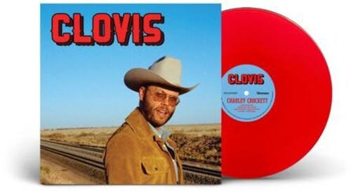 Charley Crockett - Clovis album cover and red vinyl