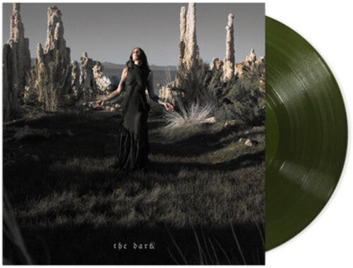 Chelsea Wolfe - The Dark album cover and green vinyl