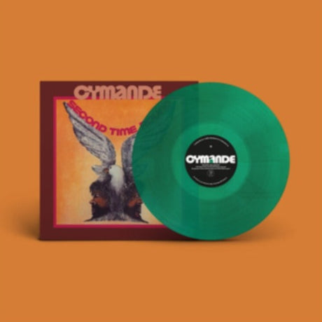 Cymande - Second Time Round album cover and translucent green vinyl. 