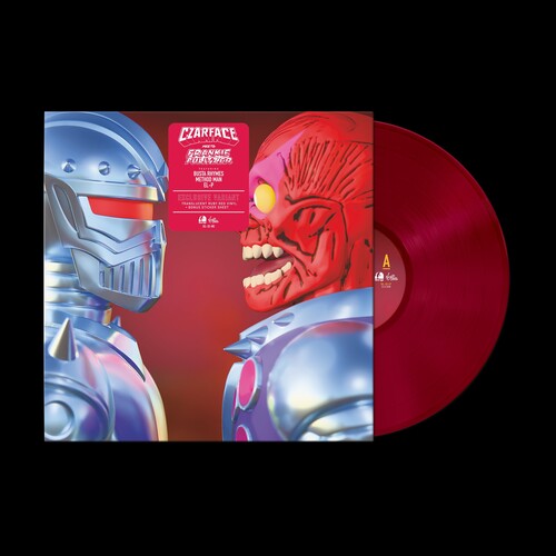 Czarface Meets Frankie Pulitzer album cover and red vinyl