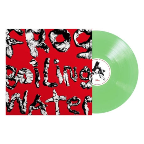 DIIV - Frog In Boiling Water album cover and green vinyl. 