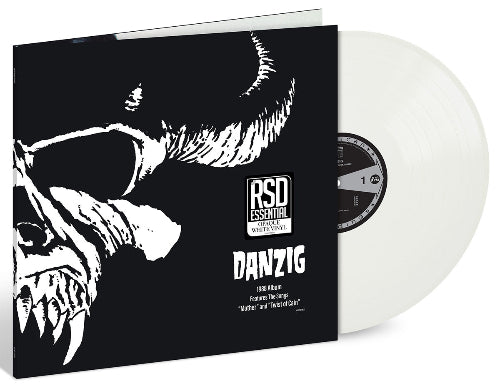 Danzig - Danzig I album cover and white vinyl