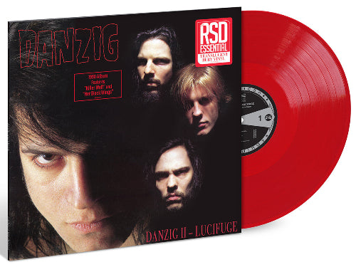 Danzig II album cover and red vinyl