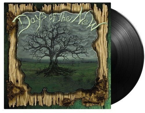 Days Of The New - Days Of The New 2 (The Green Album) album cover and black vinyl. 