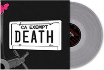 Death Grips - Government Plates alternate album cover with clear vinyl record