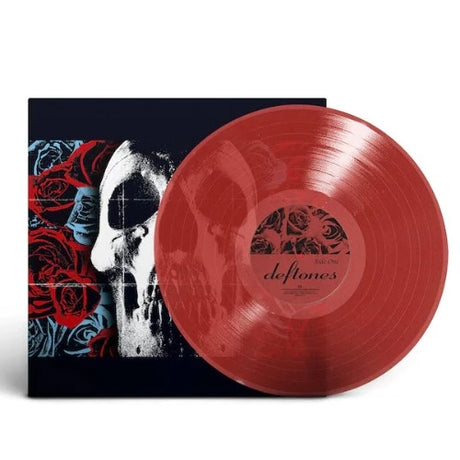 Deftones - Deftones album cover and ruby red vinyl. 