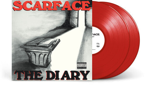 Scarface - Diary album cover and 2LP red vinyl