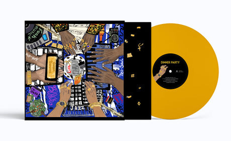 Dinner Party - Whatchu Bringing? album cover and yellow vinyl