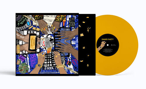 Dinner Party - Whatchu Bringing? album cover and yellow vinyl