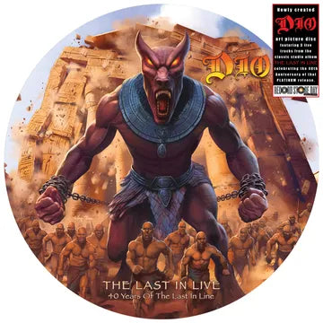 Dio - The Last In Live 12" picture disc art
