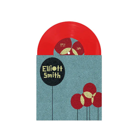 Elliot Smith - Pretty (Ugly Before) 7" single cover and red vinyl