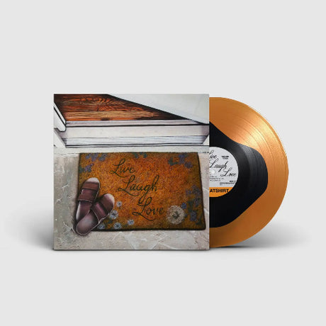 Earl Sweatshirt - Live Laugh Love album cover and orange / black vinyl. 