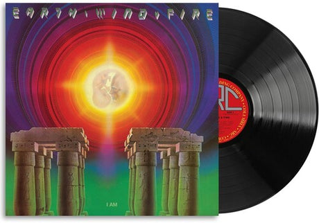 Earth, Wind & Fire - I Am album cover and vinyl. 