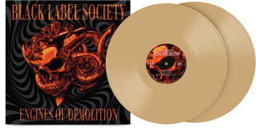 Black Label Society - Engines of Demolition album cover and 2LP custard vinyl