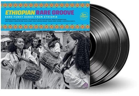 Ethiopian Rare Groove album cover and 2LP vinyl